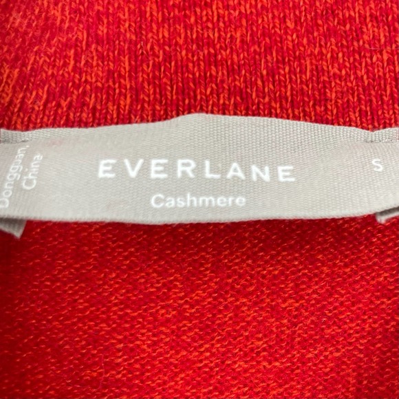 SOLD S The Cashmere Collared Sweater Long Sleeve Red - Picture 7 of 11